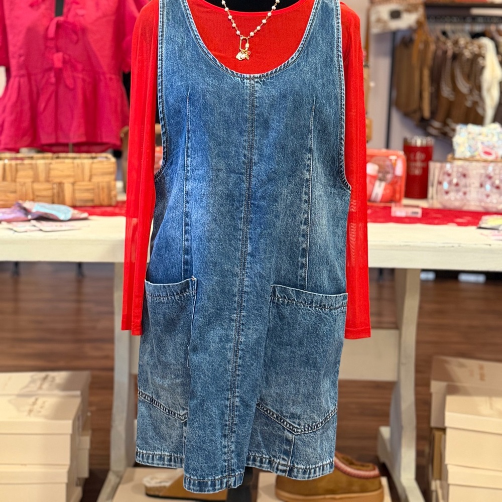 Denim Sleeveless Dress